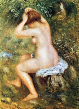 baigneuse se coiffant Pierre Auguste Renoir Pinturas al óleo